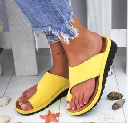 ÉLIANE – Sandales orthopédiques d'été pour femme à semelle compensée