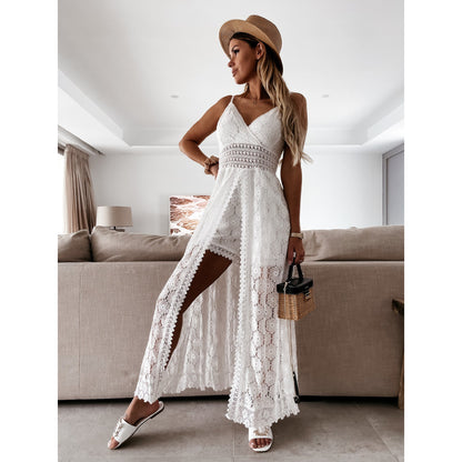LÉANA – Combinaison été femme à fines bretelles couture tendance & dos nu