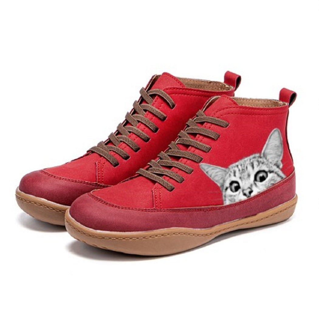 KittyKicks™ | Bottines Orthopédiques en Cuir